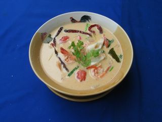 Spicy Coconut Soup with Seafood111